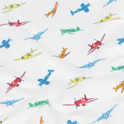 Kissy Kissy-Baby Boys White Active Aviators Blanket (72cm) | Childrensalon Outlet