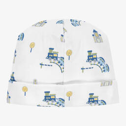 Kissy Kissy-قبعة قطن بيما لون أبيض للمواليد | Childrensalon Outlet