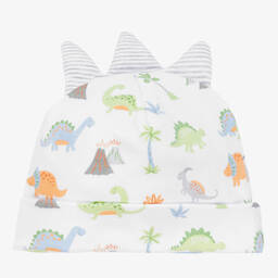 Kissy Kissy-قبعة قطن بيما جيرسي لون أبيض للمواليد | Childrensalon Outlet