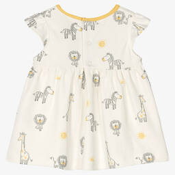 Kissy Kissy-Кремовое платье и трусики с дикими животными | Childrensalon Outlet