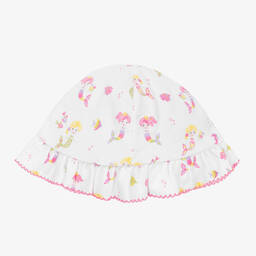 Kissy Kissy-Белая панама с русалками | Childrensalon Outlet