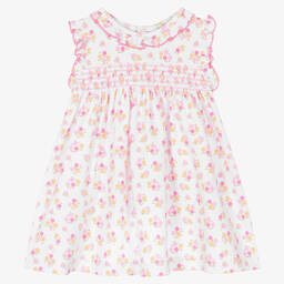 Kissy Kissy-Baby Girls Pima Cotton Garden Pleasures Dress | Childrensalon Outlet