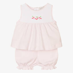 Kissy Kissy-Baby Girls Pink Classic Treasures Shorts Set | Childrensalon Outlet