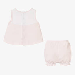 Kissy Kissy-Baby Girls Pink Classic Treasures Shorts Set | Childrensalon Outlet