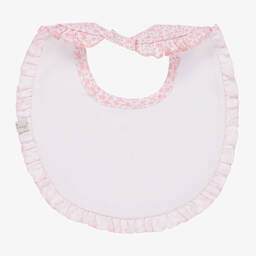 كيسي كيسي-مريلة قطن بيما لون زهري للمولودات | Childrensalon Outlet