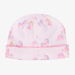 Kissy Kissy-قبعة قطن بيما لون زهري للمولودات | Childrensalon Outlet