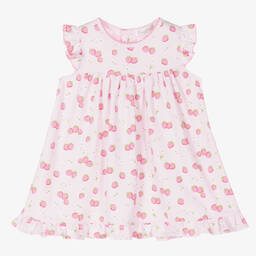 Kissy Kissy-Baby Girls Pink Strawberry Essence Dress | Childrensalon Outlet