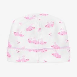 Kissy Kissy-قبعة قطن بيما لون زهري للمولودات | Childrensalon Outlet