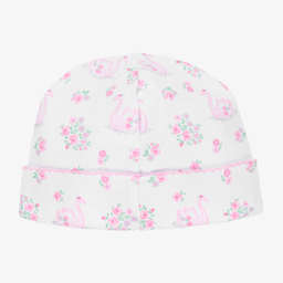 Kissy Kissy-قبعة قطن بيما لون أبيض للمولودات | Childrensalon Outlet