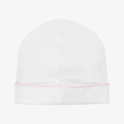 Kissy Kissy-Baby Girls White Cotton Butterfly Flutters Hat | Childrensalon Outlet