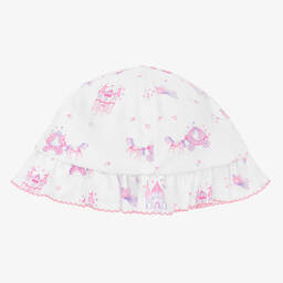Kissy Kissy-Baby Girls White Cotton Fairytale Wishes Hat | Childrensalon Outlet