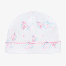 Kissy Kissy-Белая хлопковая шапочка с феями для малышек | Childrensalon Outlet