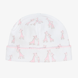 Kissy Kissy-Белая шапочка с жирафами для девочек | Childrensalon Outlet