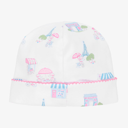Kissy Kissy-Baby Girls White Paris Hat | Childrensalon Outlet