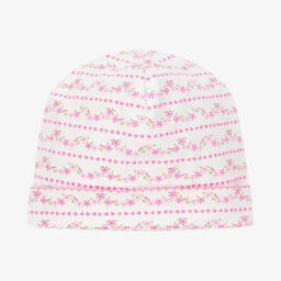 Kissy Kissy-Baby Girls White & Pink Ballet Blossoms Hat | Childrensalon Outlet