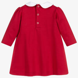 Kissy Kissy-Baby Red Smocked Festive Dress | Childrensalon Outlet