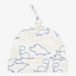 Kissy Kissy Kissy Love-قبعة قطن بيما لون أبيض للمواليد | Childrensalon Outlet