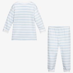 Kissy Kissy-Blue Pima Cotton Pyjamas | Childrensalon Outlet