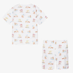 Kissy Kissy-Boys Beach Puppy Pima Pyjamas | Childrensalon Outlet