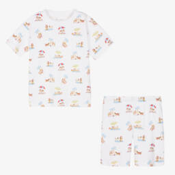 Kissy Kissy-Boys Beach Puppy Pima Pyjamas | Childrensalon Outlet