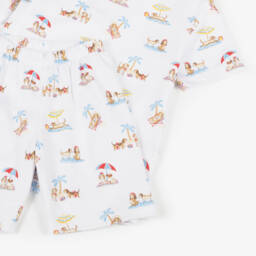 Kissy Kissy-Boys Beach Puppy Pima Pyjamas | Childrensalon Outlet