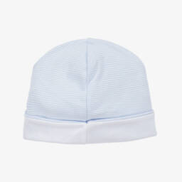 Kissy Kissy-قبعة قطن بيما لون أزرق فاتح للمواليد | Childrensalon Outlet