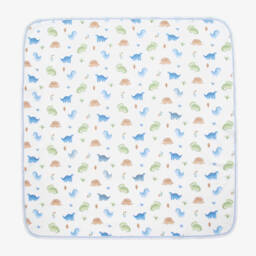 Kissy Kissy-Boys Cosy White Dino Blanket | Childrensalon Outlet