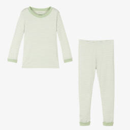 Kissy Kissy-Boys Cotton Green Bear Pyjamas | Childrensalon Outlet