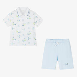Kissy Kissy-Boys Cotton Kissy Golf Club Shorts Set | Childrensalon Outlet