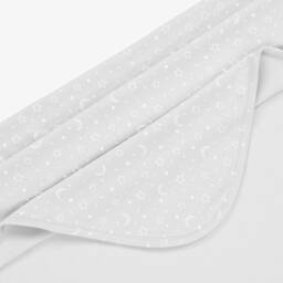 Kissy Kissy-بطانية مون لايت قطن بيما لون رمادي (73 سم) | Childrensalon Outlet