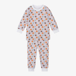 Kissy Kissy-Boys Grey Sports Print Pyjamas | Childrensalon Outlet