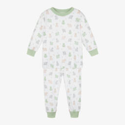Kissy Kissy-Boys Ivory Bear Print Pyjamas | Childrensalon Outlet