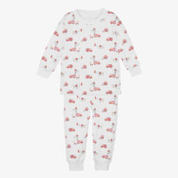 Kissy Kissy-Boys Ivory Firetruck Pyjamas | Childrensalon Outlet