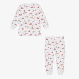 Kissy Kissy-Boys Ivory Firetruck Pyjamas | Childrensalon Outlet