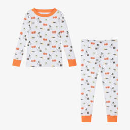 Kissy Kissy-بيجاما هالوين قطن بيما لون أبيض | Childrensalon Outlet