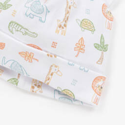 Kissy Kissy-قبعة قطنية ناعمة للأولاد بنقشة سفاري الأدغال | Childrensalon Outlet