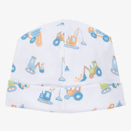 Kissy Kissy-Boys Pima Cotton Construction Convoy Hat | Childrensalon Outlet