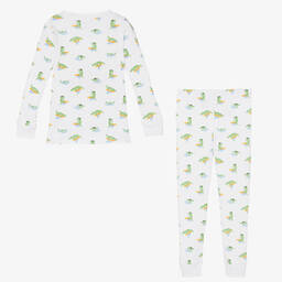 Kissy Kissy-بيجاما قطن بيما لون أبيض للأولاد | Childrensalon Outlet