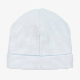 Kissy Kissy-قبعة قطن بيما لون أزرق للمواليد | Childrensalon Outlet