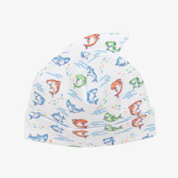 Kissy Kissy-Boys Soft Pima Shark Fin Cap | Childrensalon Outlet