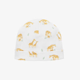 Kissy Kissy-Boys Soft White Giraffe Hat | Childrensalon Outlet