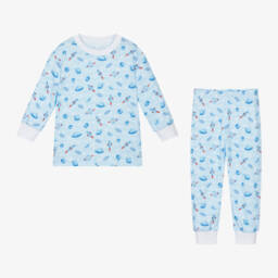 Kissy Kissy-Boys Space-Themed Blue Nightwear | Childrensalon Outlet