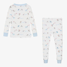 Kissy Kissy-Бело-голубая пижама со щенками | Childrensalon Outlet