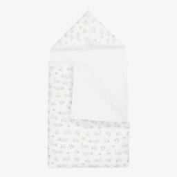 Kissy Kissy-Boys White Bunny Comfort Cocoon | Childrensalon Outlet