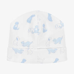 Kissy Kissy-قبعة قطن بيما لون أبيض للمواليد | Childrensalon Outlet