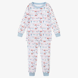 Kissy Kissy-Белая пижама из хлопка пима для мальчиков | Childrensalon Outlet