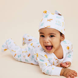 Kissy Kissy-Белый комбинезон из хлопка пима для мальчиков | Childrensalon Outlet