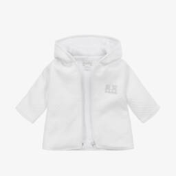 Kissy Kissy-Boys White Quilted Pram Coat | Childrensalon Outlet
