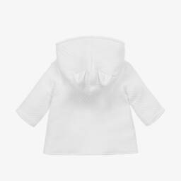 Kissy Kissy-Boys White Quilted Pram Coat | Childrensalon Outlet