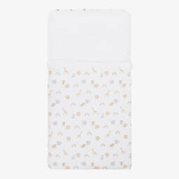 Kissy Kissy-Boys White Safari Cotton Nest | Childrensalon Outlet